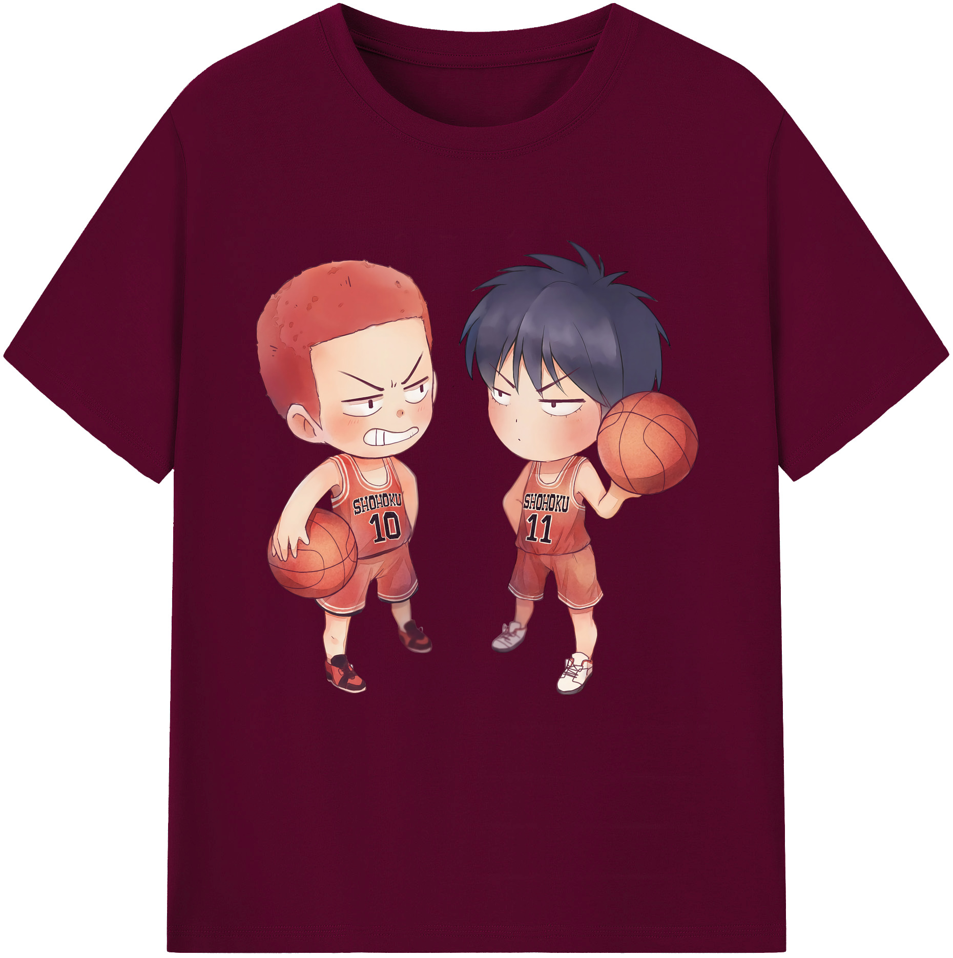（画像用） SLAM DUNK／スラムダンク レディースカジュアルプリントTシャツ（綿100％）